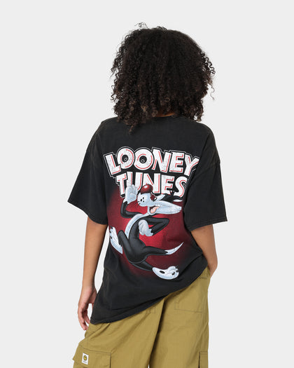 Goat Crew X Looney Tunes Sylvester Vintage T-Shirt Black Wash