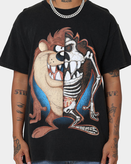 Goat Crew X Looney Tunes Tazzy Vintage T-Shirt Black Wash