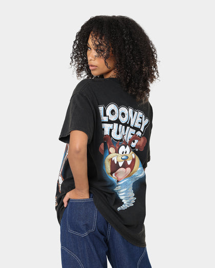 Goat Crew X Looney Tunes Tazzy Vintage T-Shirt Black Wash