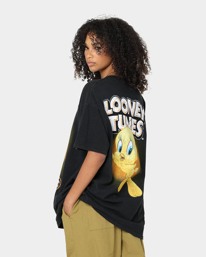 Goat Crew X Looney Tunes Tweety Vintage T-Shirt Black Wash