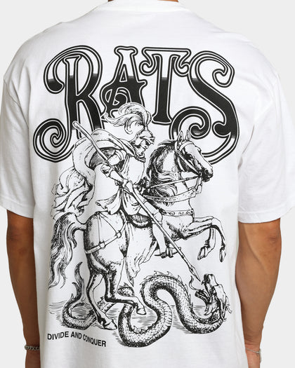 Rats Get Fat Divide And Conquer T-Shirt White