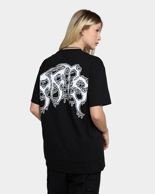 Rats Get Fat X Funeral French FF Car T-Shirt Black