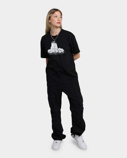 Rats Get Fat X Funeral French FF Car T-Shirt Black