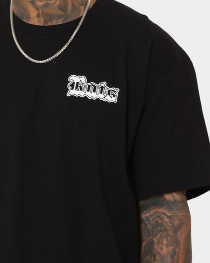 Rats Get Fat Heartless T-Shirt Black