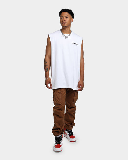 Rats Get Fat Memorial Muscle T-Shirt White