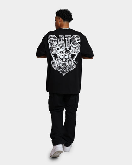 Rats Get Fat Viking T-Shirt Black