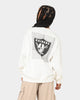Majestic Athletic Women's Las Vegas Raiders Bandana Paisley Crewneck Optic White