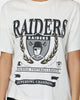 Mitchell & Ness Women's Las Vegas Raiders National Boxy T-Shirt White Marle