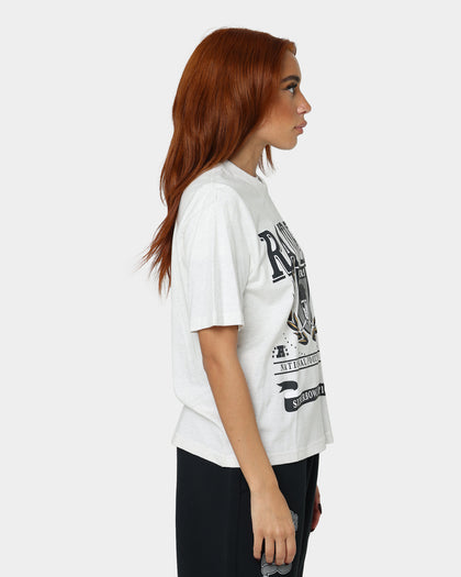 Mitchell & Ness Women's Las Vegas Raiders National Boxy T-Shirt White Marle