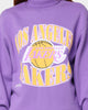 Mitchell & Ness Women's Los Angeles Lakers Point Guard Crewneck Faded Purple