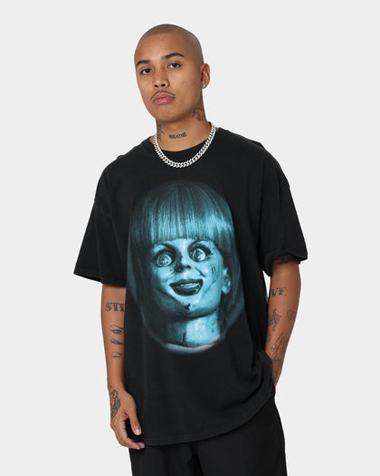American Thrift X Annabelle Doll Vintage T-Shirt Black Wash