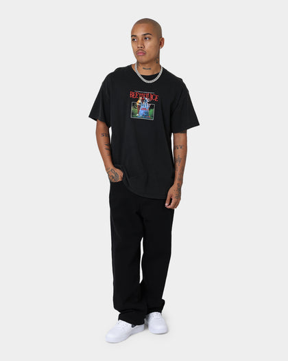 American Thrift X Beetlejuice Here Lies Vintage T-Shirt Vintage Black