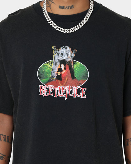 American Thrift X Beetlejuice Lydia Vintage T-Shirt Vintage Black