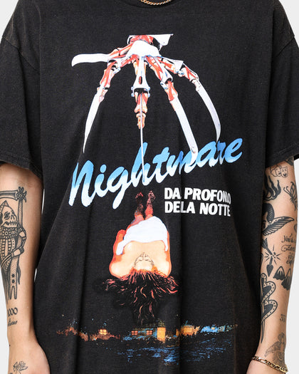American Thrift X A Nightmare on Elm Street Nightmare Vintage T-Shirt Black Wash