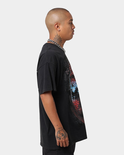 American Thrift X The Nun The Nun Face Vintage T-Shirt Black Wash