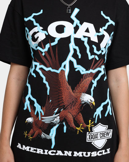 Goat Crew American T-Shirt Black