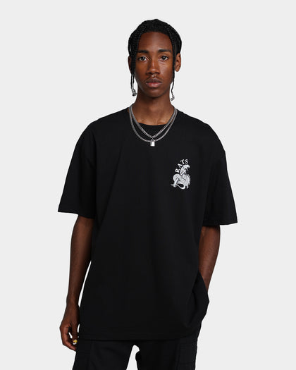 Rats Get Fat Cut Throat Short Sleeve T-Shirt Black