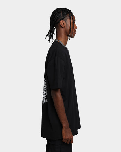 Rats Get Fat Cut Throat Short Sleeve T-Shirt Black