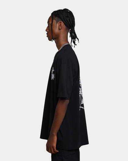 Rats Get Fat Cut Throat Short Sleeve T-Shirt Black