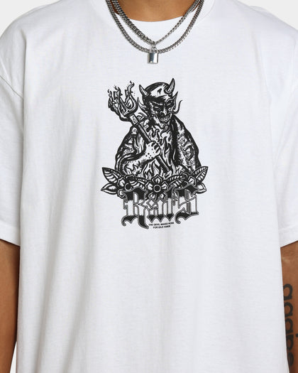 Rats Get Fat Idle Hands T-Shirt White