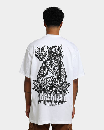 Rats Get Fat Idle Hands T-Shirt White