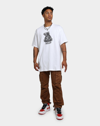 Rats Get Fat Idle Hands T-Shirt White