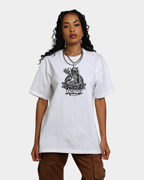 Rats Get Fat Idle Hands T-Shirt White