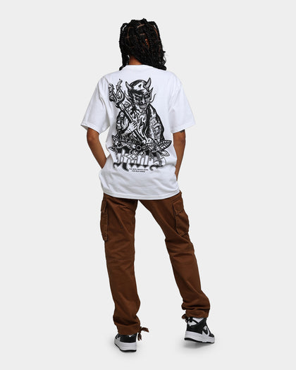 Rats Get Fat Idle Hands T-Shirt White