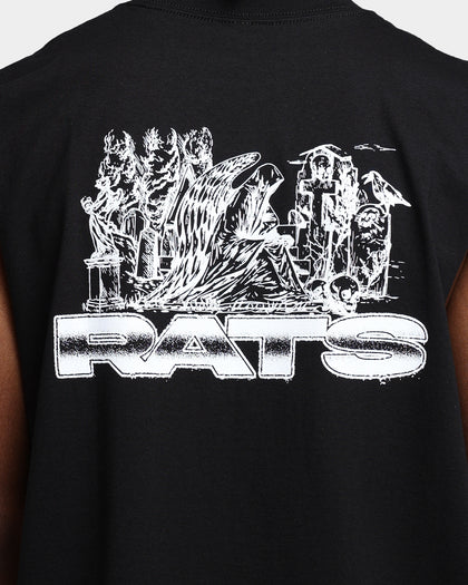 Rats Get Fat Memorial Muscle T-Shirt Black