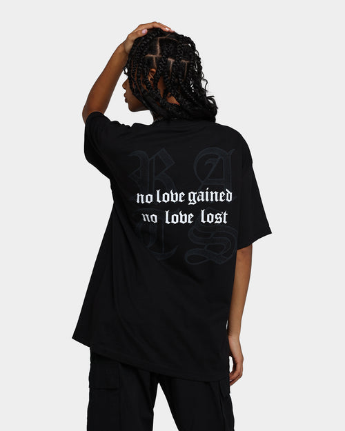 Rats Get Fat No Love T-Shirt Black