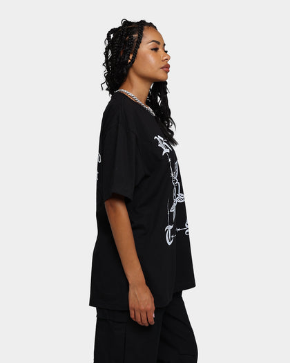 Rats Get Fat No Love T-Shirt Black