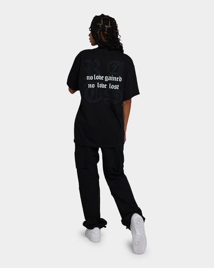 Rats Get Fat No Love T-Shirt Black