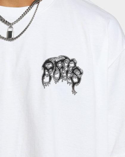 Rats Get Fat Rats Logo T-Shirt White