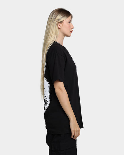 Rats Get Fat X Funeral French Rats Skull T-Shirt Black