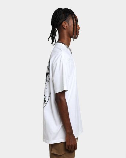 Rats Get Fat X Funeral French Rats Skull T-Shirt White