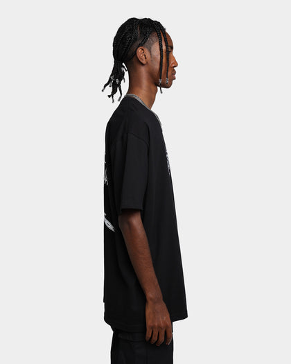 Rats Get Fat X Funeral French Rats Warrior T-Shirt Black