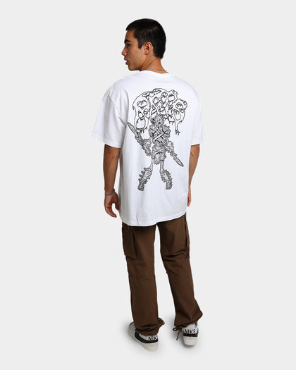 Rats Get Fat X Funeral French Rats Warrior T-Shirt White