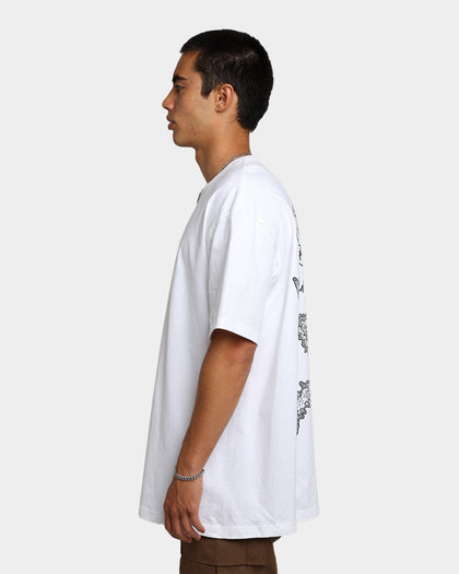 Rats Get Fat X Funeral French Rats Warrior T-Shirt White