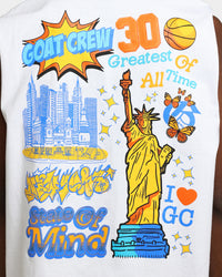 Goat Crew State Of Mind Muscle T-Shirt White