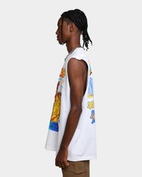 Goat Crew State Of Mind Muscle T-Shirt White