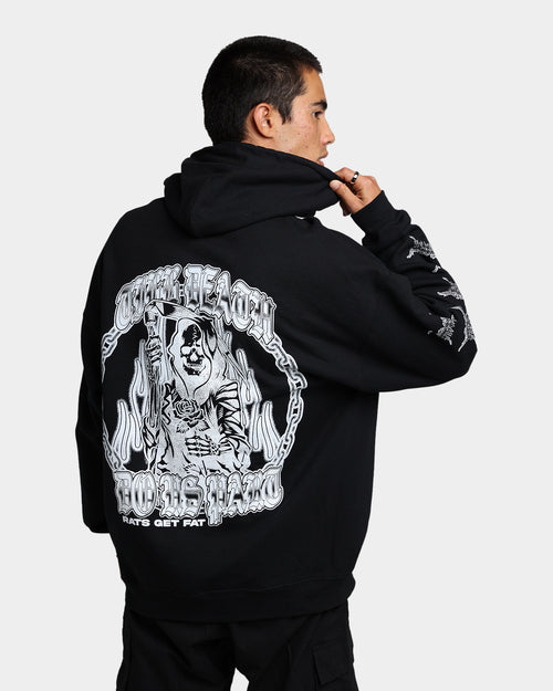 Rats Get Fat Till Death Hoodie Black