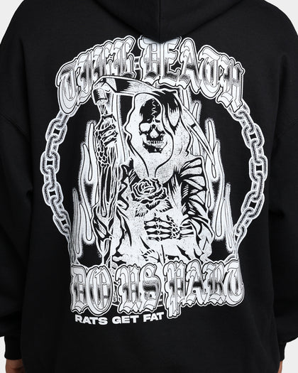Rats Get Fat Till Death Hoodie Black