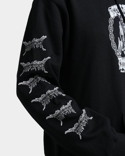 Rats Get Fat Till Death Hoodie Black