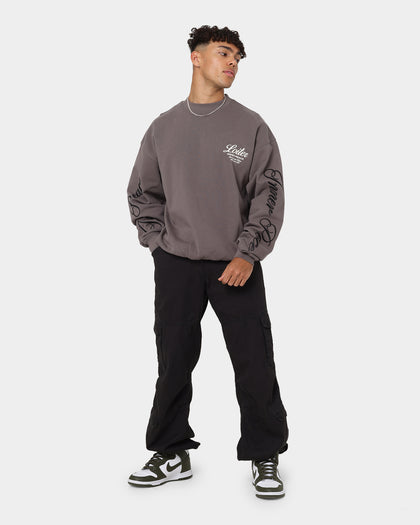 Loiter Aura Premium Crewneck Charcoal