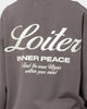 Loiter Aura Premium Crewneck Charcoal