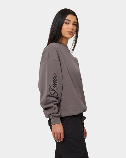 Loiter Aura Premium Crewneck Charcoal