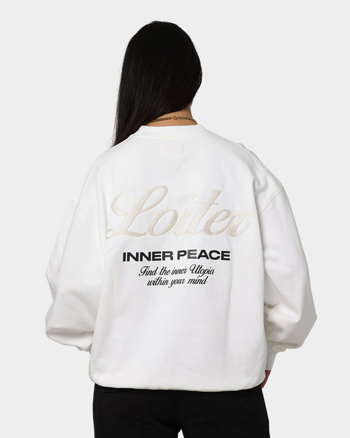 Loiter Aura Premium Crewneck Off White