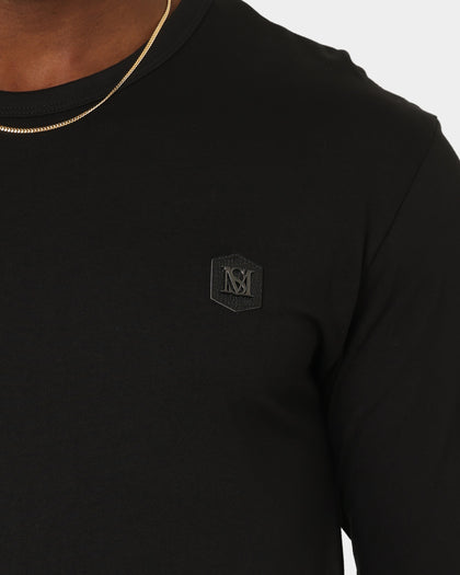 Saint Morta Edition Drop Tail Long Sleeve T-Shirt Black