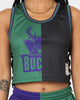 Mitchell & Ness Women's Milwaukee Bucks Big Face 5.0 Crop Tank Top Green