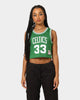 Mitchell & Ness Women's Boston Celtics Larry Bird #33 NBA Cropped Jersey Green